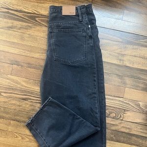 NWT Madewell Balloon jeans black